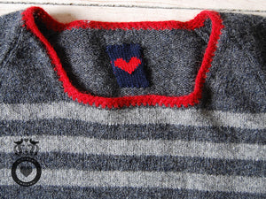 A-Line Oversized Stripe Sweater